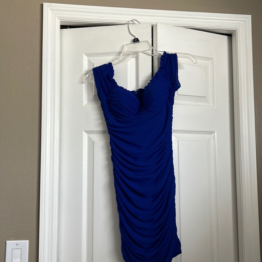 Blue homecoming dress worn once